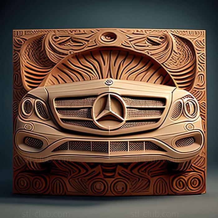 3D модель Mercedes Benz C218 (STL)